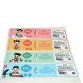 Professional custom adhesive product label sticker  printing